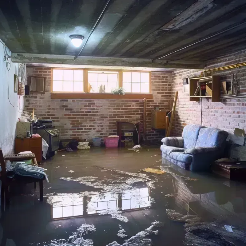 Flooded Basement Cleanup in Canadian Lakes, MI